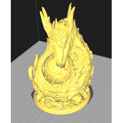 Moon Dragon Bust