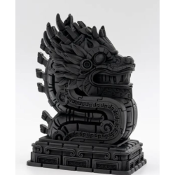 Aztec Dragon Bust (Serpent...