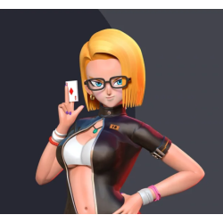 Android 18 - Poker Girl