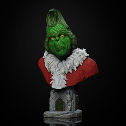 The grinch Bust