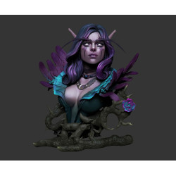 Night Elf Bust