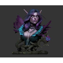 Night Elf Bust