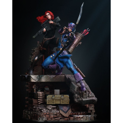 Hawkeye & Black Widow Diorama