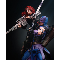 Hawkeye & Black Widow Diorama