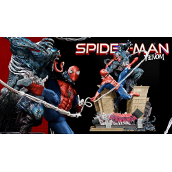 Spider-Man vs Venom Diorama