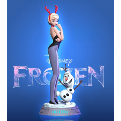 Elsa and Olaf