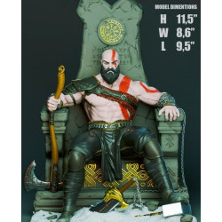 Kratos on Throne