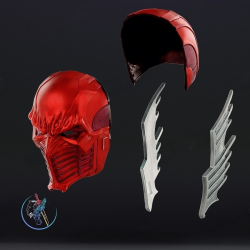 Red death helmet