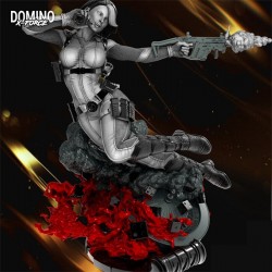 Domino Statue