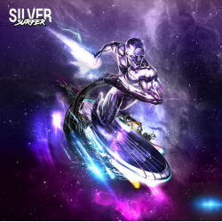 Silver Surfer Sculpture