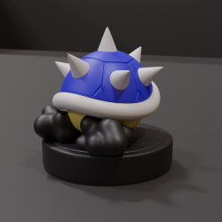 Shells Blue Spiny (Mario Kart)