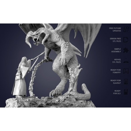 Gandalf vs Balrog Diorama