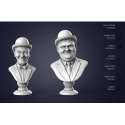 Laurel & Hardy Bust