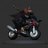 Batgirl on Bike