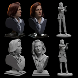 XFiles - Scully Bust