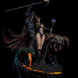 Skeletor Evil-lyn & Panthor Diorama