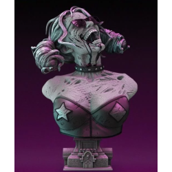 Harley Queen Zombie Bust