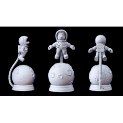 Mario Astronaut + Moon