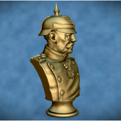 Prussian General Bust