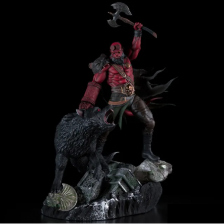 Hellboy Statue