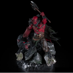 Hellboy Statue