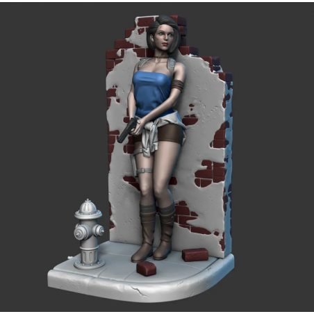 Jill Valentine Pinned to the wall