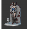 Jill Valentine Pinned to the wall