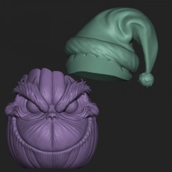 The Grinch Pumpkin Set