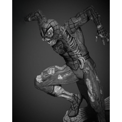 Spiderman Zombie Sculpture