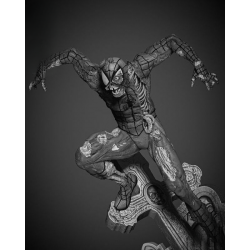 Spiderman Zombie Sculpture