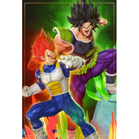 Vegeta & Broly Bust