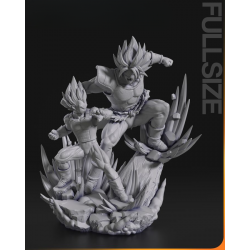 Vegeta & Broly Bust