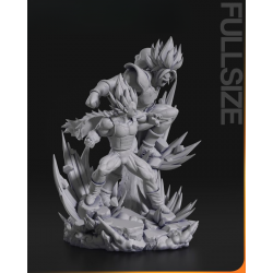 Vegeta & Broly Bust