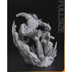 Vegeta & Broly Bust