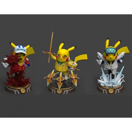 Pikachu as One Piece Admirals