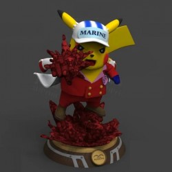 Pikachu as One Piece Admirals