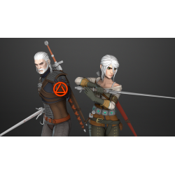 The Witcher - Ciri & Geralt