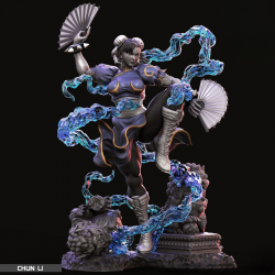 Street Fighter - Chun li Statue