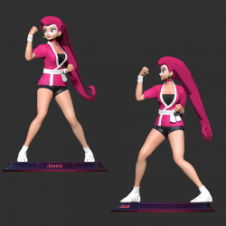 Jessie Ready To Fight