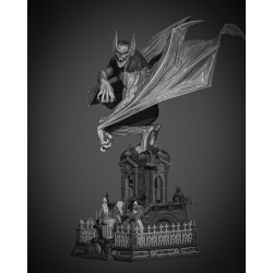 Man Bat Sculpture