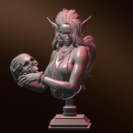 Laedria - The Necromancer Bust