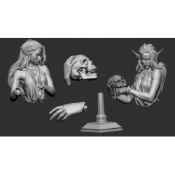 Laedria - The Necromancer Bust