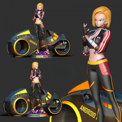 Racer Android 18