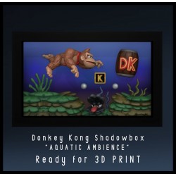 Shadowbox Donkey Kong aquatic