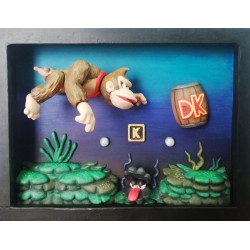 Shadowbox Donkey Kong aquatic