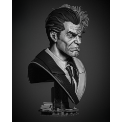 Two Face Portrait Bust