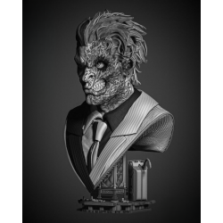 Two Face Portrait Bust