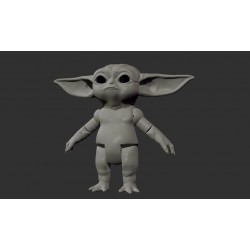 Baby Yoda - Articulated