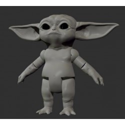 Baby Yoda - Articulated