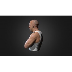 Vin Diesel Bust